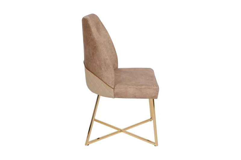 Alsacia Spisestol - Gull/Brun - Møbler - Stoler & lenestoler - Spisestuestoler & kjøkkenstoler