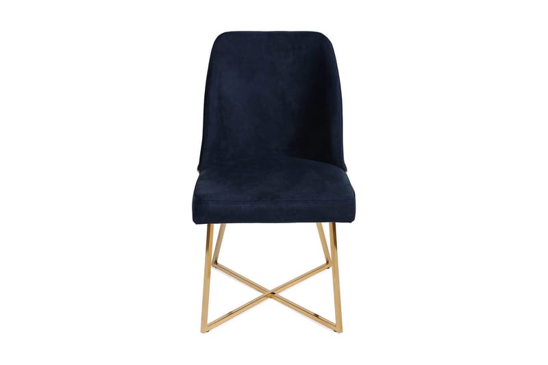 Alsacia Spisestol - Gull/Mørkeblå - Møbler - Stoler & lenestoler - Spisestuestoler & kjøkkenstoler