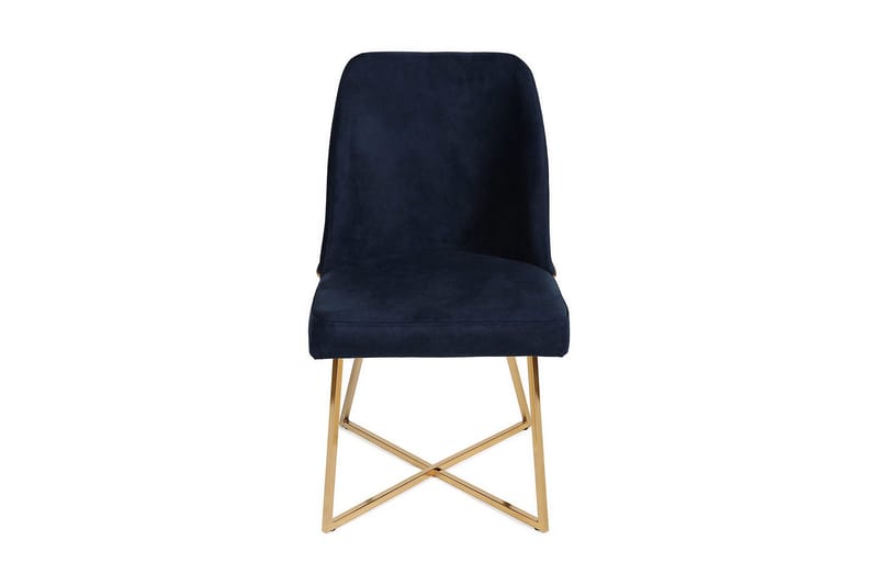 Alsacia Spisestol - Gull/Mørkeblå - Møbler - Stoler & lenestoler - Spisestuestoler & kjøkkenstoler