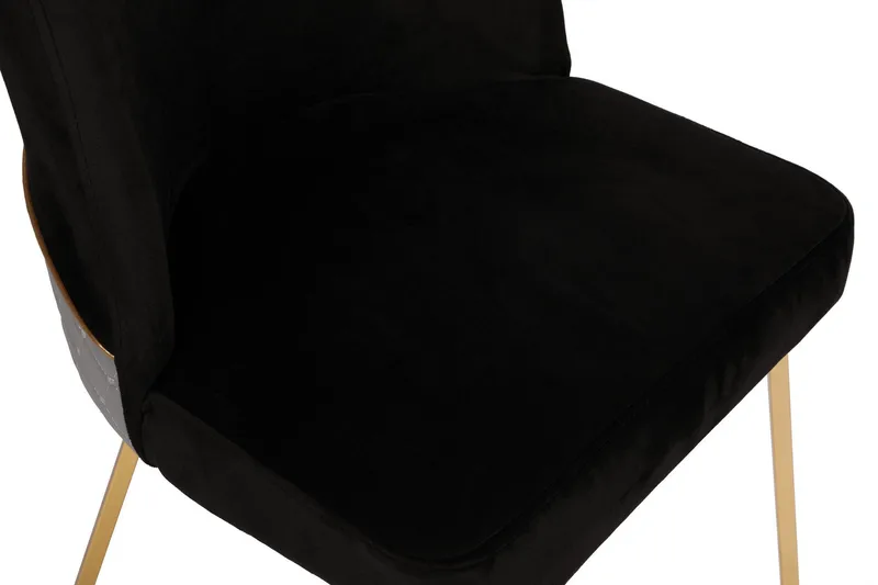 Alsacia Spisestol - Svart/Gull - Møbler - Stoler & lenestoler - Spisestuestoler & kjøkkenstoler