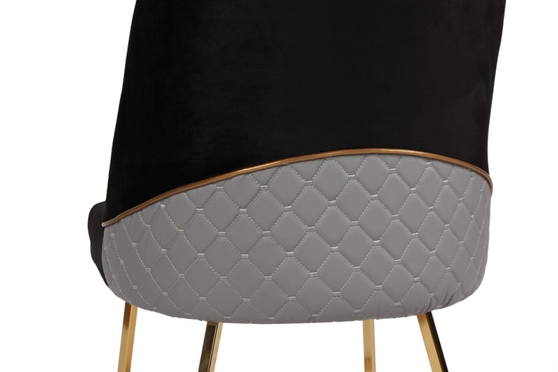 Alsacia Spisestol - Svart/Gull - Møbler - Stoler & lenestoler - Spisestuestoler & kjøkkenstoler