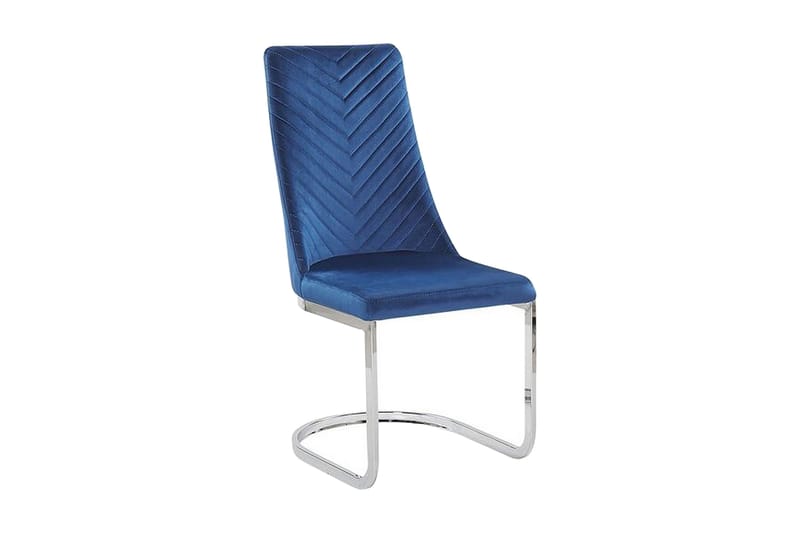 Altoona Matstol 2-pk, Fløyel/Marineblå