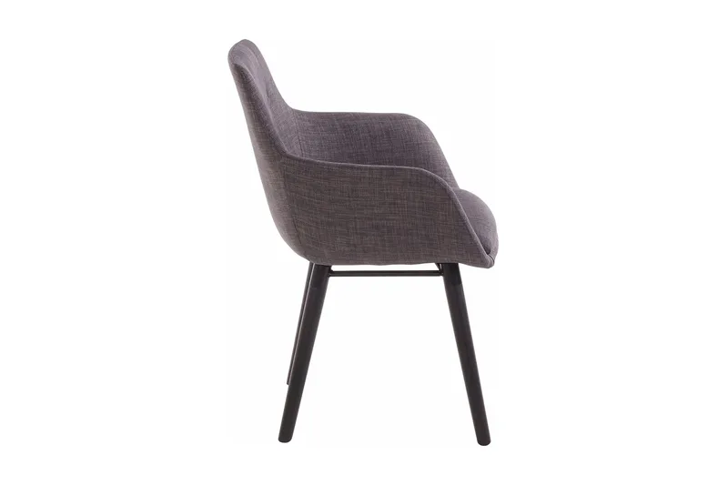 Arda Spisestol 2-pk - Eik/Mørkegrå - Møbler - Stoler & lenestoler - Spisestuestoler & kjøkkenstoler