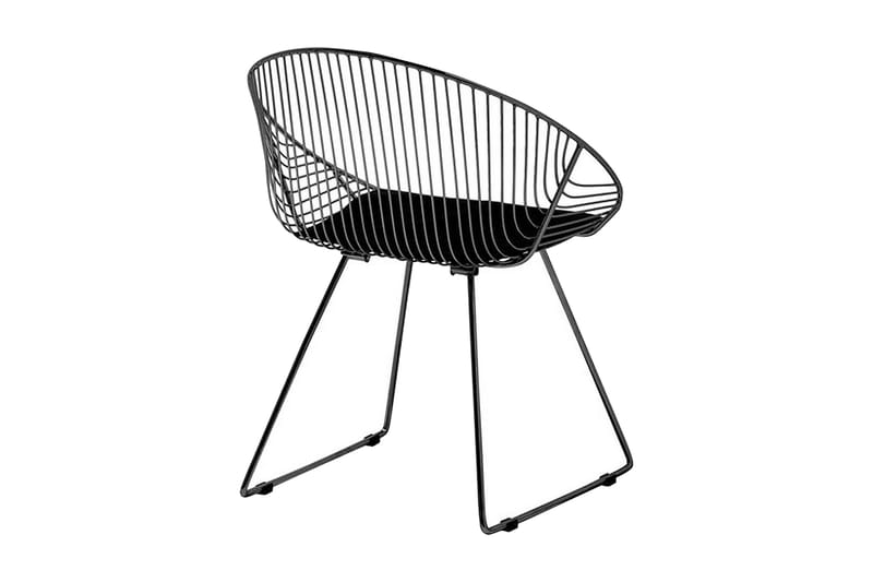 Aurora Stol 2-pk - Svart - Møbler - Stoler & lenestoler - Spisestuestoler & kjøkkenstoler