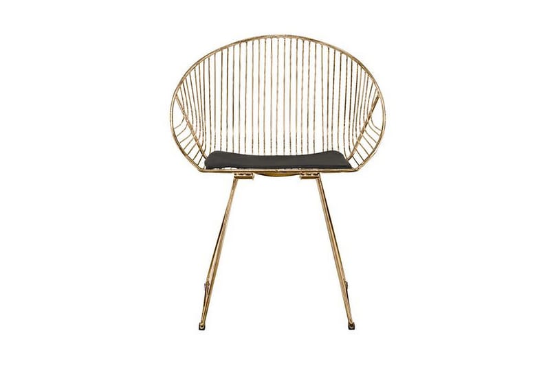 Aurora Stol 2-pk - Gull - Møbler - Stoler & lenestoler - Spisestuestoler & kjøkkenstoler