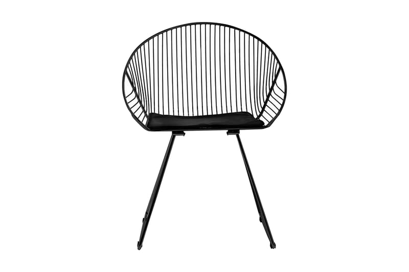Aurora Stol 2-pk - Svart - Møbler - Stoler & lenestoler - Spisestuestoler & kjøkkenstoler