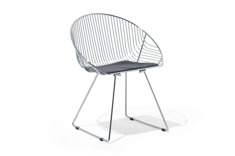 Aurora Stol 2-pk - Sølv - Møbler - Stoler & lenestoler - Spisestuestoler & kjøkkenstoler