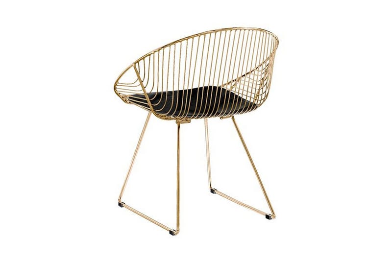 Aurora Stol 2-pk - Gull - Møbler - Stoler & lenestoler - Spisestuestoler & kjøkkenstoler