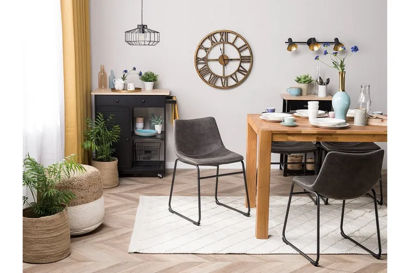 Batavia Stolstol 2-pk - Grå - Møbler - Stoler & lenestoler - Spisestuestoler & kjøkkenstoler