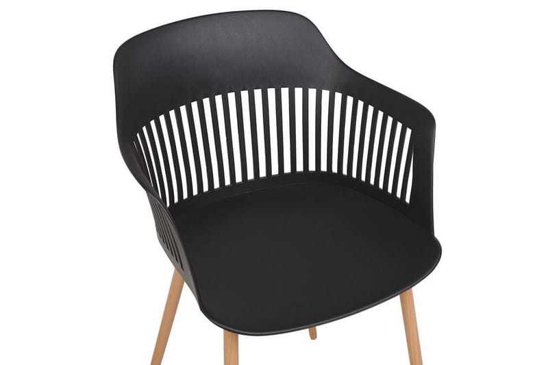 Bereca Spisestol 2-pk - Svart - Møbler - Stoler & lenestoler - Spisestuestoler & kjøkkenstoler