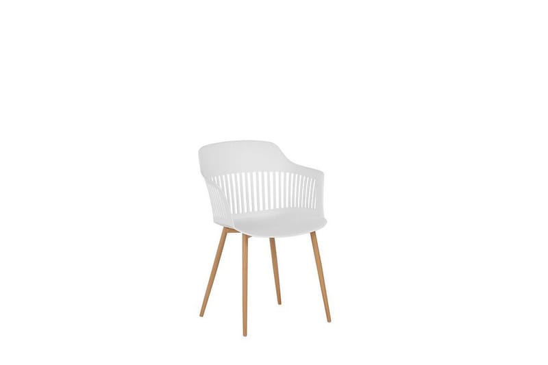 Bereca Spisestol 2-pk - Hvit - Møbler - Stoler & lenestoler - Spisestuestoler & kjøkkenstoler