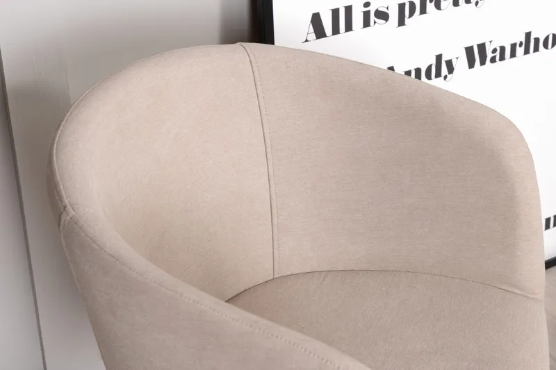 Berita Karmstol med Armlener - Grå - Møbler - Stoler & lenestoler - Spisestuestoler & kjøkkenstoler