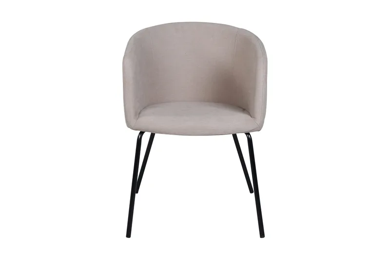 Berita Karmstol med Armlener - Grå - Møbler - Stoler & lenestoler - Spisestuestoler & kjøkkenstoler