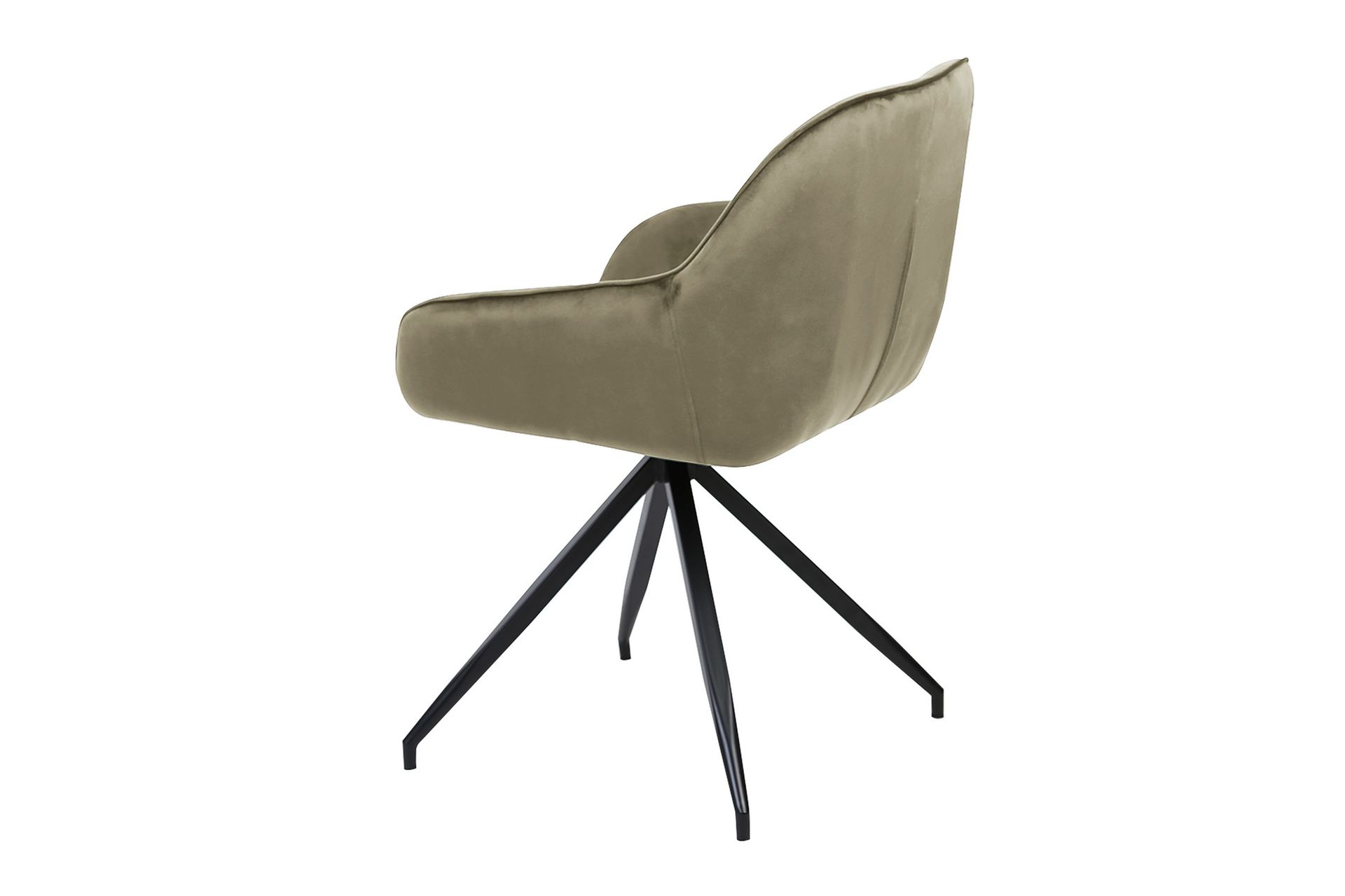 Brit Chair Velvet Olive - Møbler - Stoler & lenestoler - Spisestuestoler & kjøkkenstoler
