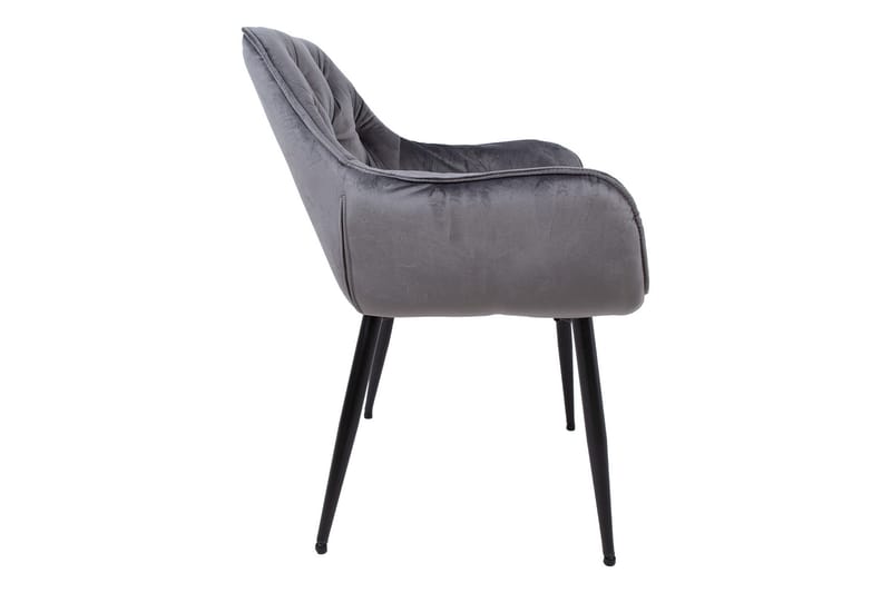 Brita Stol 61x57x83 cm Grå - Møbler - Stoler & lenestoler - Spisestuestoler & kjøkkenstoler