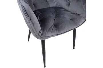 Brita Stol 61x57x83 cm Grå - Møbler - Stoler & lenestoler - Spisestuestoler & kjøkkenstoler