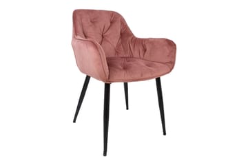 Brita Stol 61x57x83 cm Rosa - Møbler - Stoler & lenestoler - Spisestuestoler & kjøkkenstoler