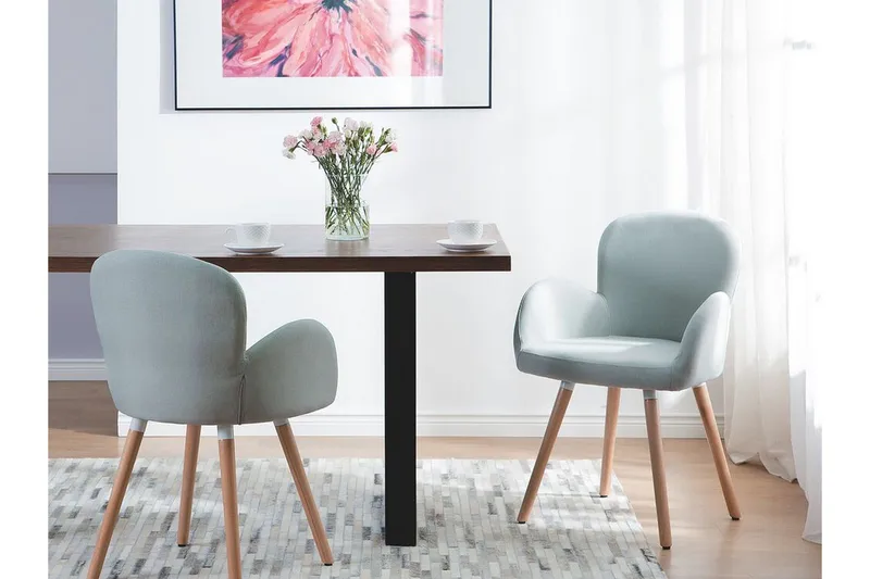 Brookville Stol 2-pk - Grå - Møbler - Stoler & lenestoler - Spisestuestoler & kjøkkenstoler