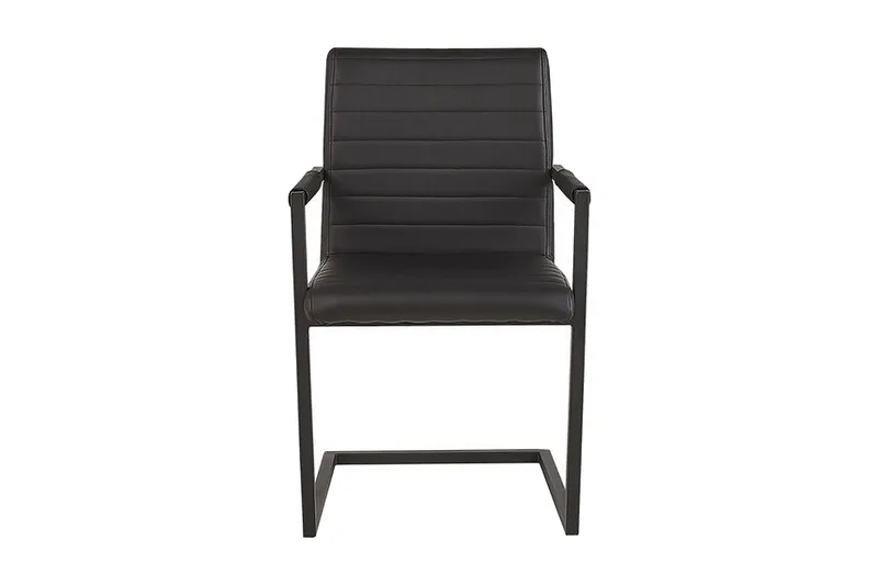 Buford Spisestol 2- pk - Kunstlær/Svart - Møbler - Stoler & lenestoler - Spisestuestoler & kjøkkenstoler