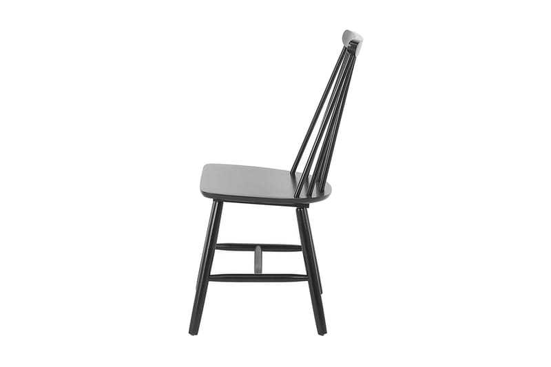 Burbank Stol 2-pk - Svart - Møbler - Stoler & lenestoler - Spisestuestoler & kjøkkenstoler