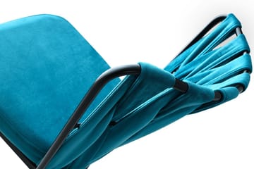 Cabec Spisestol i Fløyel - Petroleumsblå - Møbler - Stoler & lenestoler - Spisestuestoler & kjøkkenstoler