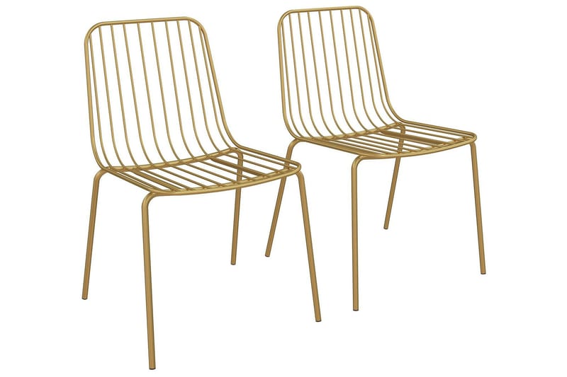 Caden Spisestol Gull - Dorel Home - Møbler - Stoler & lenestoler - Spisestuestoler & kjøkkenstoler