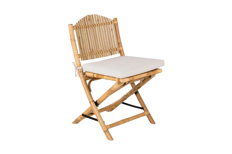 Cane Matstol med Puter, Brun