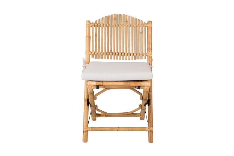 Cane Matstol med Puter - Brun - Møbler - Stoler & lenestoler - Spisestuestoler & kjøkkenstoler