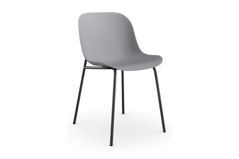 Cesareo Spisestol - Grå/Svart - Møbler - Stoler & lenestoler - Spisestuestoler & kjøkkenstoler