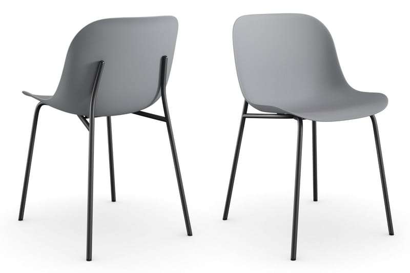 Cesareo Spisestol, Grå/Svart