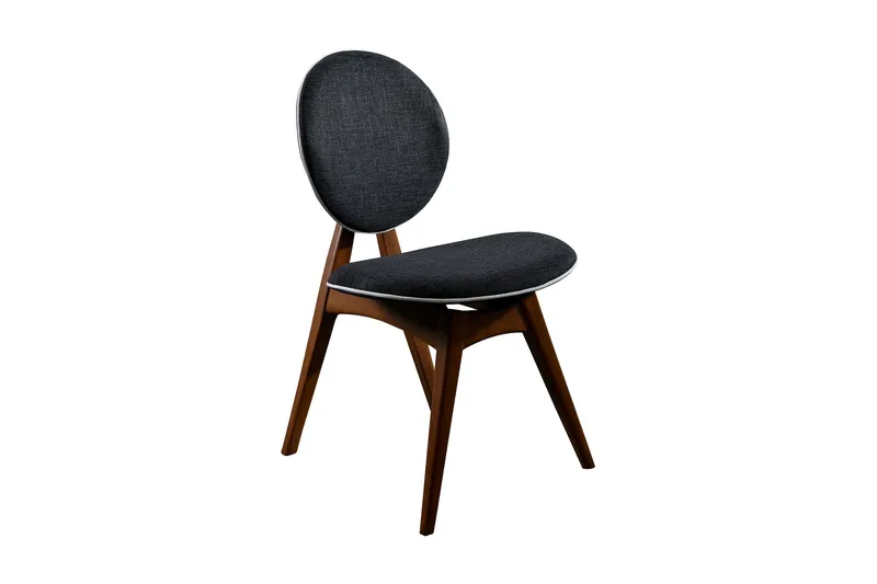 Charbel Spisestol, Valnøtt/Antrasitt