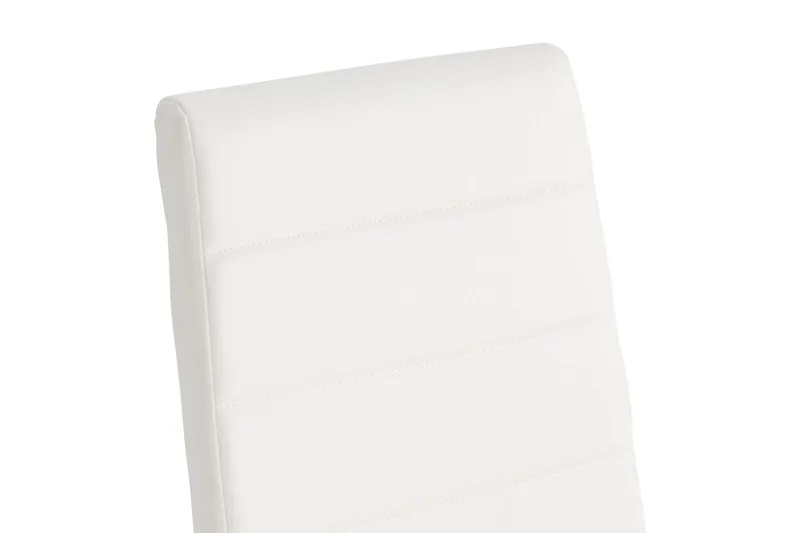 Cibus Spisestol Kunstlær - Hvit/Krom - Møbler - Stoler & lenestoler - Spisestuestoler & kjøkkenstoler