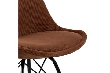 Collina Spisestol - Oransje/Svart - Møbler - Stoler & lenestoler - Spisestuestoler & kjøkkenstoler