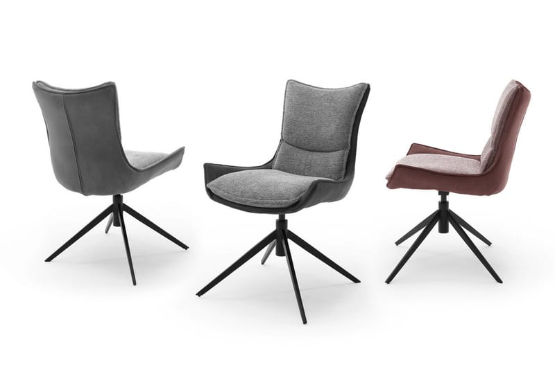 Cuyama Spisestol 2-pk - Rustbrun - Møbler - Stoler & lenestoler - Spisestuestoler & kjøkkenstoler