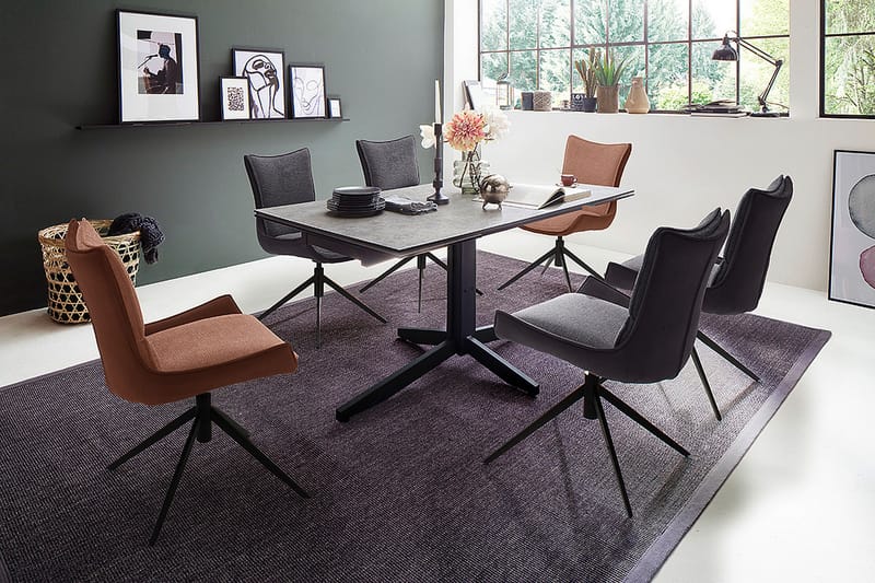 Cuyama Spisestol 2-pk - Rustbrun - Møbler - Stoler & lenestoler - Spisestuestoler & kjøkkenstoler