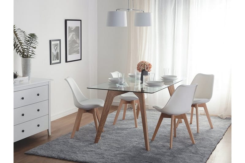 Dakota Stol 2-pk - Hvit - Møbler - Stoler & lenestoler - Spisestuestoler & kjøkkenstoler