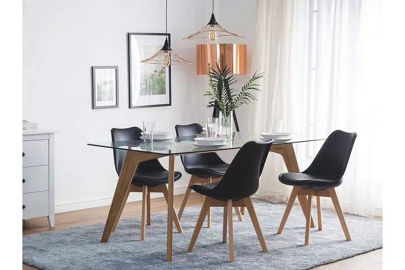 Dakota Stol 2-pk - Svart - Møbler - Stoler & lenestoler - Spisestuestoler & kjøkkenstoler