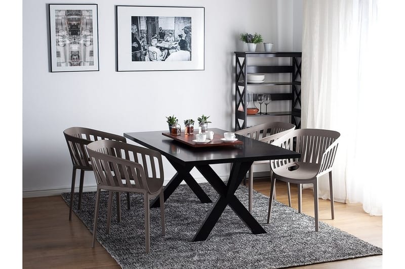 Dallas Stol 2-pk - Beige - Møbler - Stoler & lenestoler - Spisestuestoler & kjøkkenstoler