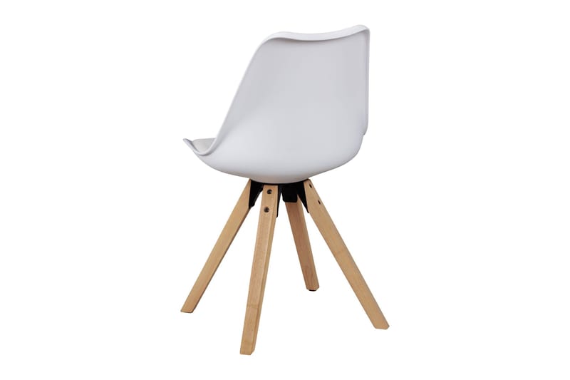 Dedhia Spisestol 2-pk - Hvit - Møbler - Stoler & lenestoler - Spisestuestoler & kjøkkenstoler