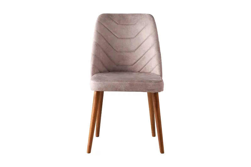 Denounce Spisestol - Valnøtt/Beige - Møbler - Stoler & lenestoler - Spisestuestoler & kjøkkenstoler