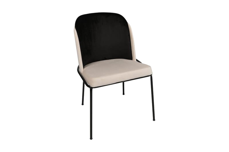 Dorellez Spisestol - Svart/Beige - Møbler - Stoler & lenestoler - Spisestuestoler & kjøkkenstoler