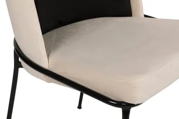 Dorellez Spisestol - Svart/Beige - Møbler - Stoler & lenestoler - Spisestuestoler & kjøkkenstoler