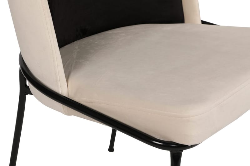Dorellez Spisestol - Svart/Beige - Møbler - Stoler & lenestoler - Spisestuestoler & kjøkkenstoler