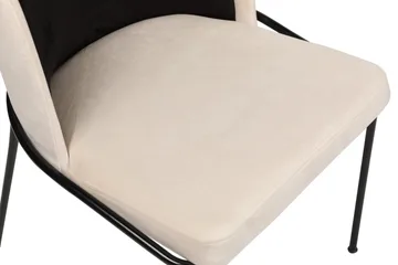 Dorellez Spisestol - Svart/Beige - Møbler - Stoler & lenestoler - Spisestuestoler & kjøkkenstoler