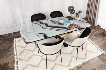 Dorellez Spisestol - Svart/Beige - Møbler - Stoler & lenestoler - Spisestuestoler & kjøkkenstoler