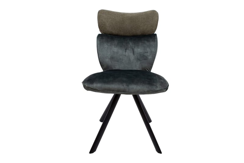 Eddy Chair Grønn Velvet - Møbler - Stoler & lenestoler - Spisestuestoler & kjøkkenstoler