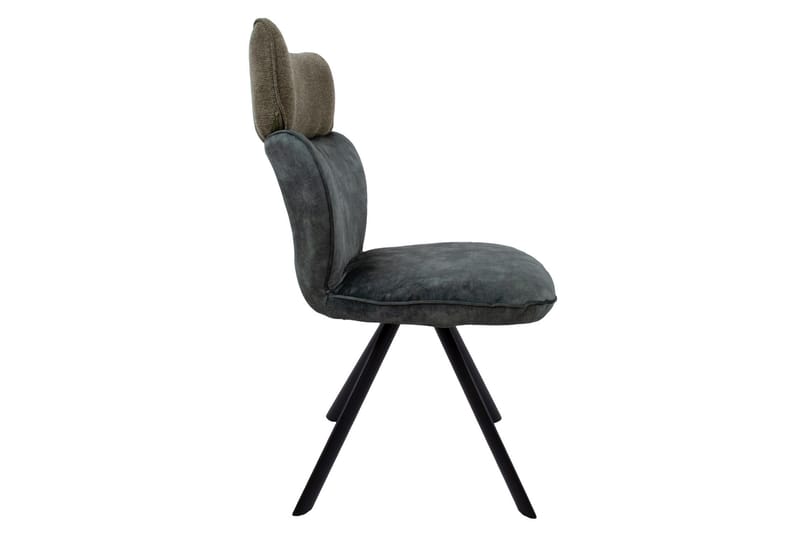 Eddy Chair Grønn Velvet - Møbler - Stoler & lenestoler - Spisestuestoler & kjøkkenstoler