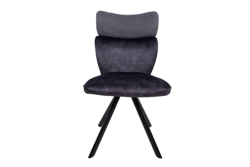 Eddy Chair Mørkegrå fløyel - Møbler - Stoler & lenestoler - Spisestuestoler & kjøkkenstoler