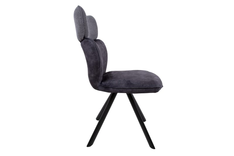 Eddy Chair Mørkegrå fløyel - Møbler - Stoler & lenestoler - Spisestuestoler & kjøkkenstoler