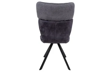 Eddy Chair Mørkegrå fløyel - Møbler - Stoler & lenestoler - Spisestuestoler & kjøkkenstoler